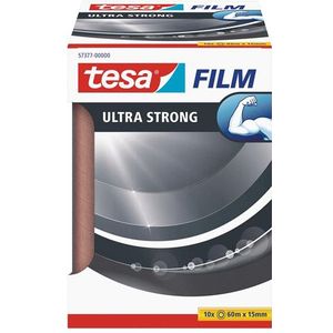 Tesa Ultra Strong plakband 15 mm x 60 m (10 rollen)