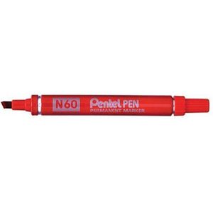 Pentel N60 permanent marker rood