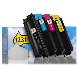Toner Utax aanbieding: 4472610010, 11, 14, 16 zwart + 3 kleuren (123inkt huismerk)