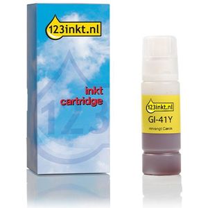 Canon GI-41Y inktfles geel (123inkt huismerk)