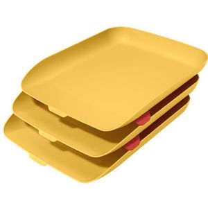Leitz Cosy brievenbak warm geel (3 stuks)