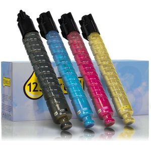 Toner Ricoh type IM C300 aanbieding: zwart + 3 kleuren (123inkt huismerk)