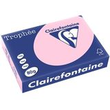 Clairefontaine gekleurd papier roze 80 grams A4 (500 vel)