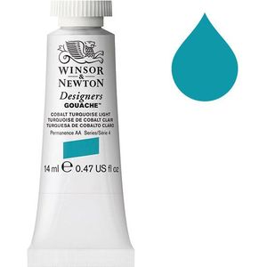 Winsor & Newton Designers gouache 191 cobalt turquoise light (14 ml)