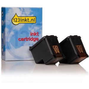 123inkt huismerk vervangt HP 338 (CB331EE) dubbelpak zwart