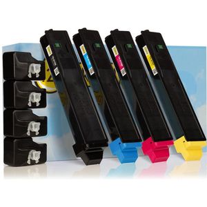 Toner Kyocera aanbieding: TK-8115K / C / M / Y zwart + 3 kleuren (123inkt huismerk)