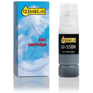 Canon - GI-55BK - Inktfles - Zwart - 70 ml