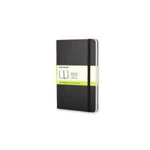 Moleskine pocket notitieboek blanco hard cover zwart