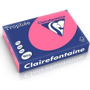 Clairefontaine gekleurd papier fuchsia 160 grams A4 (250 vel)