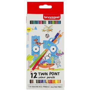 Bruynzeel Kids Twin Point kleurpotloden (12 stuks)
