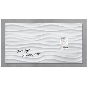 Sigel magnetisch glasbord 91 x 46 cm wit golf