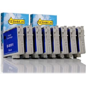 Epson T0556 multipack 2 x zwart + 2 x cyaan, magenta en geel Inktcartridge (123inkt huismerk)
