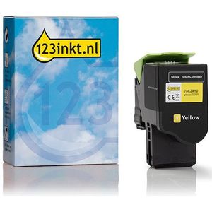 Lexmark 78C2XY0 toner geel extra hoge capaciteit (123inkt huismerk)