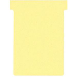 Nobo T-kaarten geel maat 3 (100 stuks)