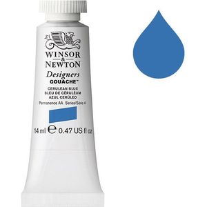 Winsor & Newton Designers gouache 137 cerulean blue (14 ml)