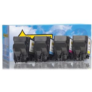 Toner Develop aanbieding: TNP-48K, TNP-48C, TNP-48M, TNP-48Y zwart + 3 kleuren (123inkt huismerk)