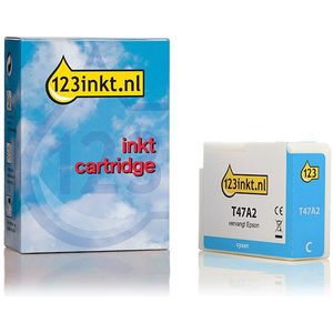 Epson T47A2 inktcartridge cyaan (123inkt huismerk)