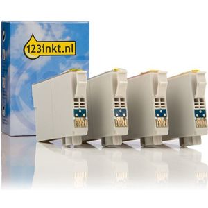Epson T0895 multipack zwart + 3 kleuren Inktcartridge (123inkt huismerk)