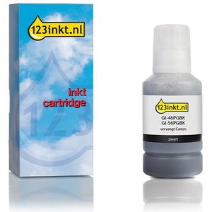 Canon GI-46PGBK inktfles zwart (123inkt huismerk)