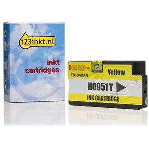 123inkt huismerk vervangt HP 951 (CN052AE) inktcartridge geel