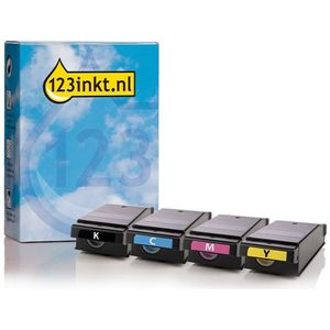 Toner OKI aanbieding: 09006130, 29, 28, 27 zwart + 3 kleuren (123inkt huismerk)