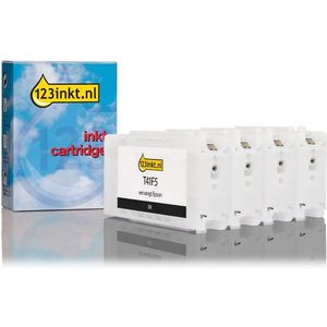Epson aanbieding: T41F-serie zwart + 3 kleuren Inktcartridge (123inkt huismerk)