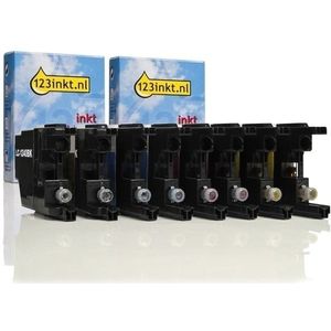 Aanbieding: 123inkt huismerk vervangt 2x Brother set LC-1240 serie