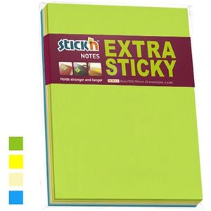 Stick'n meeting notes 203 x 152 mm (4 pack)