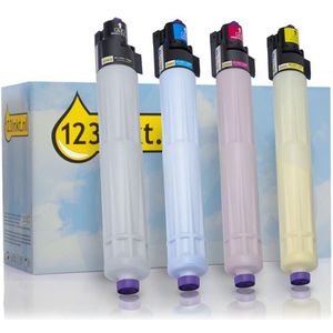 Toner Ricoh C3000E aanbieding: zwart + 3 kleuren (123inkt huismerk)