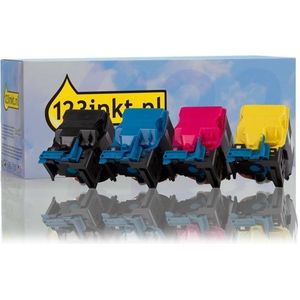 Toner Develop aanbieding: TNP-27K, TNP-27C, TNP-27M, TNP-27Y zwart + 3 kleuren (123inkt huismerk)