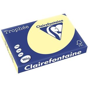 Clairefontaine gekleurd papier geel 160 grams A3 (250 vel)