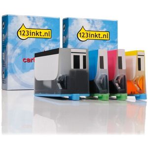 Xerox aanbieding Y-100 serie (standaard capaciteit zwart 8R12728 + 3 kleuren) Inktcartridge (123inkt huismerk)