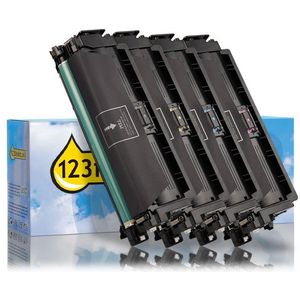 Toner Canon aanbieding: 064 BK, C, M, Y zwart + 3 kleuren (123inkt huismerk)