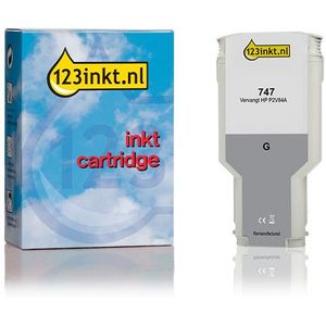 123inkt - Huismerk - Inktcartridge - Grijs - Inhoud 300 ml