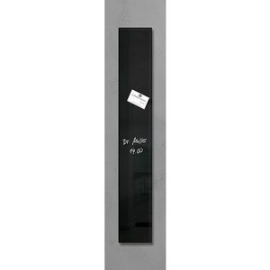 Sigel magnetisch glasbord 12 x 78 cm zwart