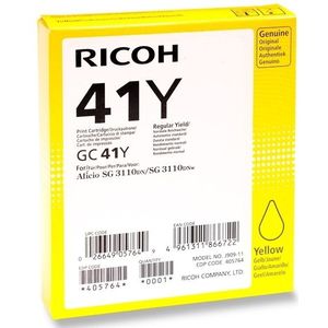 Ricoh GC-41Y gelcartridge geel hoge capaciteit (origineel)