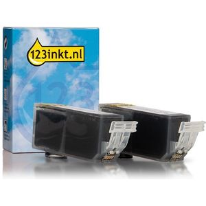 Canon PGI-525PGBK dubbelpak zwart Inktcartridge (123inkt huismerk)