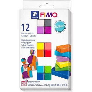 Staedtler Fimo klei soft 25g brilliant (12 stuks)