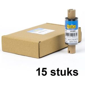 123inkt huismerk vervangt Aanbieding: 15x Zebra 5095 hars ribbon (05095GS06407) 64 mm x 74 m