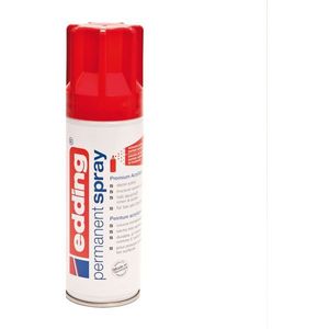 Edding 5200 permanente acrylverf spray glanzend verkeersrood (200 ml)