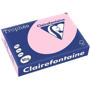 Clairefontaine gekleurd papier roze 80 grams A4 (500 vel)