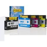 Inktcartridge HP 932 / HP 933 multipack zwart/cyaan/magenta/geel (123inkt huismerk)