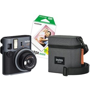 Fujifilm instax mini 41 Black bundel met case en mini film (20 vel)