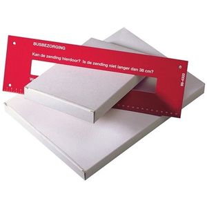 Raadhuis brievenbusdoos 160 x 255 x 28 mm (5 stuks)