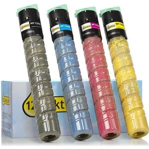 Toner Ricoh MP C2550E aanbieding: zwart + 3 kleuren (123inkt huismerk)