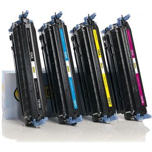 Toner Canon aanbieding: 707BK, 707C, 707M, 707Y zwart + 3 kleuren (123inkt huismerk)