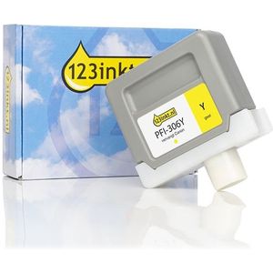Canon PFI-306Y inktcartridge geel (123inkt huismerk)
