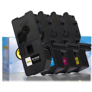 Toner Utax PK-5015 aanbieding: zwart + 3 kleuren (123inkt huismerk)