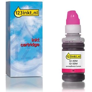 Canon GI-40M inktfles magenta (123inkt huismerk)
