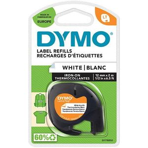 Dymo S0718850 / 18769 tape wit opstrijkbaar 12 mm (origineel)